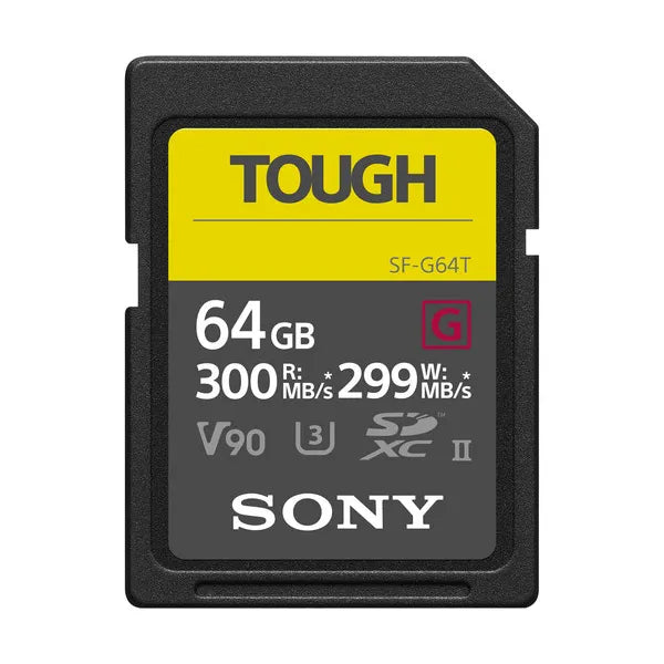 Sony 64GB SF-G Tough Series UHS-II SDXC Memory Card - cambuy-lives Sony 64GB SF-G Tough Series UHS-II SDXC Memory Card - cambuy-lives